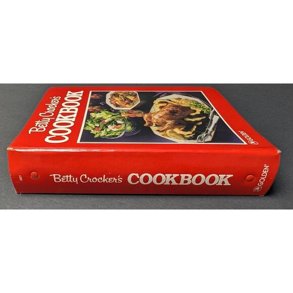 Vtg Betty Crocker's Cookbook New and Revised Binder 1987 2nd Printing Hardcover - Picture 8 of 8